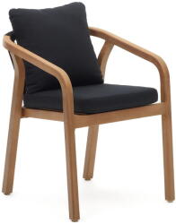 Kave Home Fekete-natúr színű étkezőszék szett 4 db-os Malaret - Kave Home