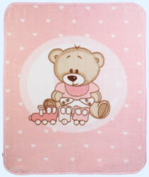 Gamberritos takaró plüss 80x90cm becipzározható rózsaszín 11032 - babycenter-online