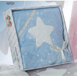 Gamberritos takaró plüss 80x110cm csillagos kék 10721 - babycenter-online