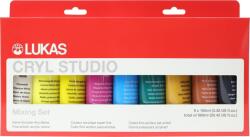 LUKAS Cryl Studio Комплект акрилни бои Mix 1 9 x 100 ml (60860000)