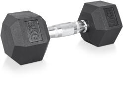 inSPORTline Hatszögű kézisúlyzó inSPORTline Hexclusive 8 kg, ergonomikusan kialakított csúszásmentes fogantyú, tartós felület, precíz kivitelezés