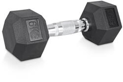 inSPORTline Hatszögű kézisúlyzó inSPORTline Hexclusive 6 kg, ergonomikusan kialakított csúszásmentes fogantyú, tartós felület, precíz kivitelezés
