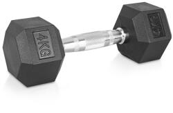 inSPORTline Hatszögű kézisúlyzó inSPORTline Hexclusive 4 kg, ergonomikusan kialakított csúszásmentes fogantyú, tartós felület, precíz kivitelezés