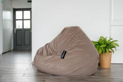  ZigZagBIG (klasszikus nagy méretű babzsák) (PUMA puha tapintású bútorszövet)fekete