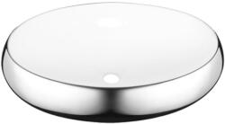 INVENA FRESCO mosdókagyló, ovális, asztali, 59 cm, fehér-króm (CE-31-001-W)