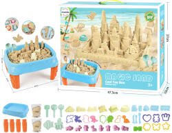 Mamido 1000 g kinetikus homok készlet asztallal és formákkal MT1235 (MT1235) - mamido