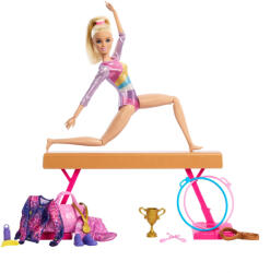 Mattel (HRG52) Barbie - Tornász baba, torna ruhákkal és kiegészítőkkel (HRG52)