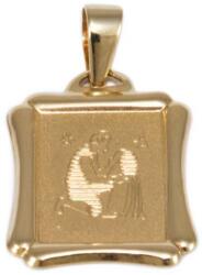 Ékszershop Matt VÍZÖNTŐ lap arany medál (1331850)