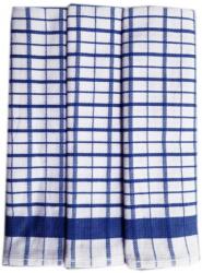 Polášek Kockás konyharuha Egypt - 3 darabos szett - sz. 43 | Fehér / kék (152709-18)
