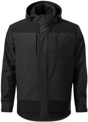 MALFINI Férfi téli softshell dzseki Vertex - Ebony gray | M (W559414)