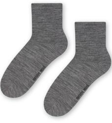 Steven Skarpetki z wełny merino damskie Steven melanż ciemny szary: 35-37 (steven.art.130.d.melanż ciemny szary 35-37)