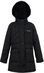 Regatta Gyerekek/gyerekek Fabrizia II steppelt kabát fekete