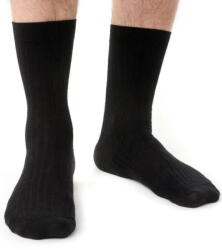 Steven Șosete bărbătești din lână merino fără compresie STEVEN negru: 41-43 (steven.art.130.m.bu.czarny 41-43)