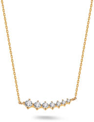 Heratis Forever Ezüst, aranyozott nyaklánc cirkónia díszítéssel IS7947Y