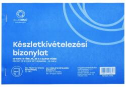 Bluering Készletkivételezési bizonylat anyag kivét A5 25x4lapos fekvő 12-114/V. 8 tételes Bluering® (51722) - tonerpiac