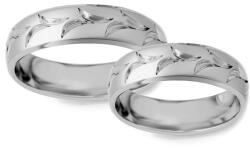 Heratis Forever Ezüst homokfúvott jegygyűrű 5 mm STOB133AG