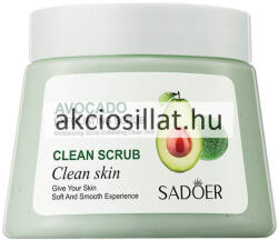 Sadoer Avokádós Tisztító Testradír 250g