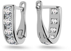 Heratis Forever Ezüst fülbevaló átlátszó cirkónia sorral IS4070