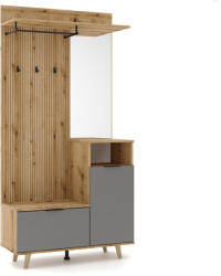  NORDIC C Előszobafal Evoke Tölgy/Szürke Színben (wipPUNCPR20DEGRDC5020)