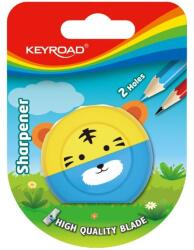 Keyroad Hegyezõ, 2 lyukú, 1 db/bliszter, Keyroad Speedy Snail, vegyes színek (KR971893) - tonerpiac