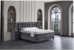 ABC Bedding Carino kárpitozott ágyneműtartós ágy matraccal 160x200