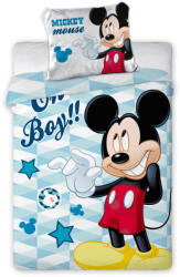 Disney Mickey Oh Boy gyerek, ovis ágyneműhuzat 100×135 cm, 40×60 cm (FRR301057) - kidsfashion