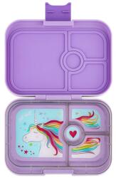 Yumbox Panino 4 rekeszes uzsonnásdoboz - bento box - Lavande Purple / Unicorn Tray