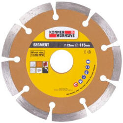 Könner & Söhnen Vágókorong, Konner D71003 115 mm, Gyémánt (STP01223121)
