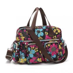 Konofactory Rózsaszín kézipoggyász utazótáska " Flowers" (CT434-pink-HU)