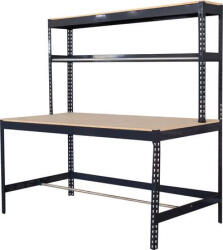 Strend Pro Munkaasztal Racks PWB60, polccal, 183x183x90 cm, max 350 kg (STP012212759)