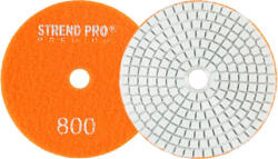 Strend Pro Garden Strend Pro Premium P800 tárcsa, 100 mm, polírozó, gyémánt, tépőzáras, nedves polírozó és csiszolókorong (STP012232435)
