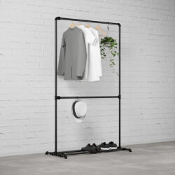 Walteco FREJA I - Rusticline ruhaszárító cipőtartóval, szabadon álló, 1100x1810mm (WT-3176)