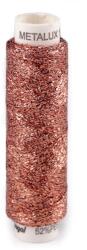 Metalux lurex hímzőcérna, kézi hímzéshez, 100m, 240299, réz