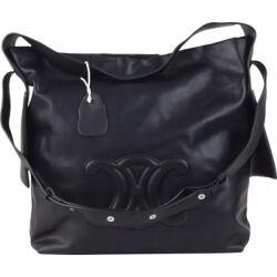 Massimo Connti Massimo Contti kézitáska klasszikus Ökológiai fekete vállpántos (111 czr)