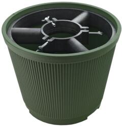  Karácsonyfa állvány, zöld, virágtartó 10l (CM104860)