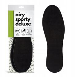  Size 41 cipőbetét, fekete, légáteresztő, párnázott sportháló (07W41)