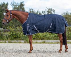 QHP Turnout Luxus esőtakaró 100gr navy - 165 cm