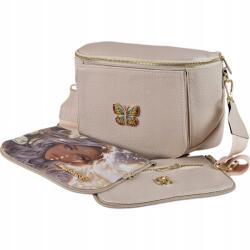 Massimo Connti Massimo Contti kézitáska, postás táska, cserélhető fedél, bézs (733BE)