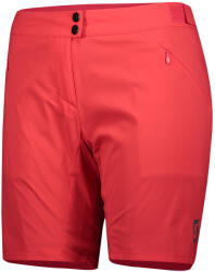 SCOTT Rövid kerékpáros nadrág kantár nélkül - ENDURANCE LS/F. LADY - rózsaszín