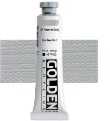 Golden Acrylics Heavy Body akrilfesték, 59 ml - 1447, n7 neutral gray