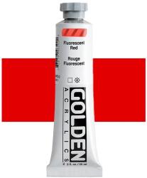 Golden Acrylics Heavy Body akrilfesték, 59 ml - 4650, fluorescent red