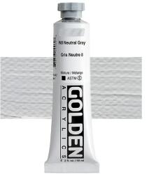 Golden Acrylics Heavy Body akrilfesték, 59 ml - 1448, n8 neutral gray