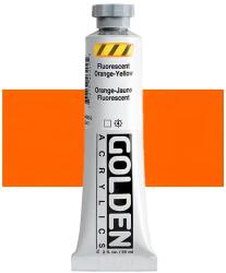 Golden Acrylics Heavy Body akrilfesték, 59 ml - 4640, fluorescent orange-yellow