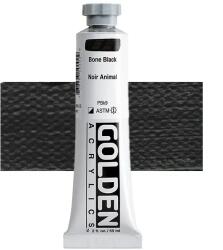 Golden Acrylics Heavy Body akrilfesték, 59 ml - 1010, bone black