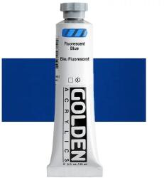 Golden Acrylics Heavy Body akrilfesték, 59 ml - 4605, fluorescent blue