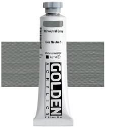 Golden Acrylics Heavy Body akrilfesték, 59 ml - 1445, n5 neutral gray