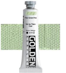 Golden Acrylics Heavy Body akrilfesték, 59 ml - 1371, titan green pale