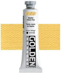 Golden Acrylics Heavy Body akrilfesték, 59 ml - 1459, naples yellow hue