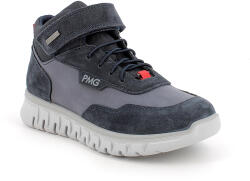 PRIMIGI Gore-tex călcâi înalt faux blană căptușit băieți pantofi albastru marin/gri (148F59)