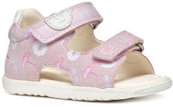 GEOX Sandale copii, fete, cu velcro, roz Beach, 18/26 model roz (1457B6)